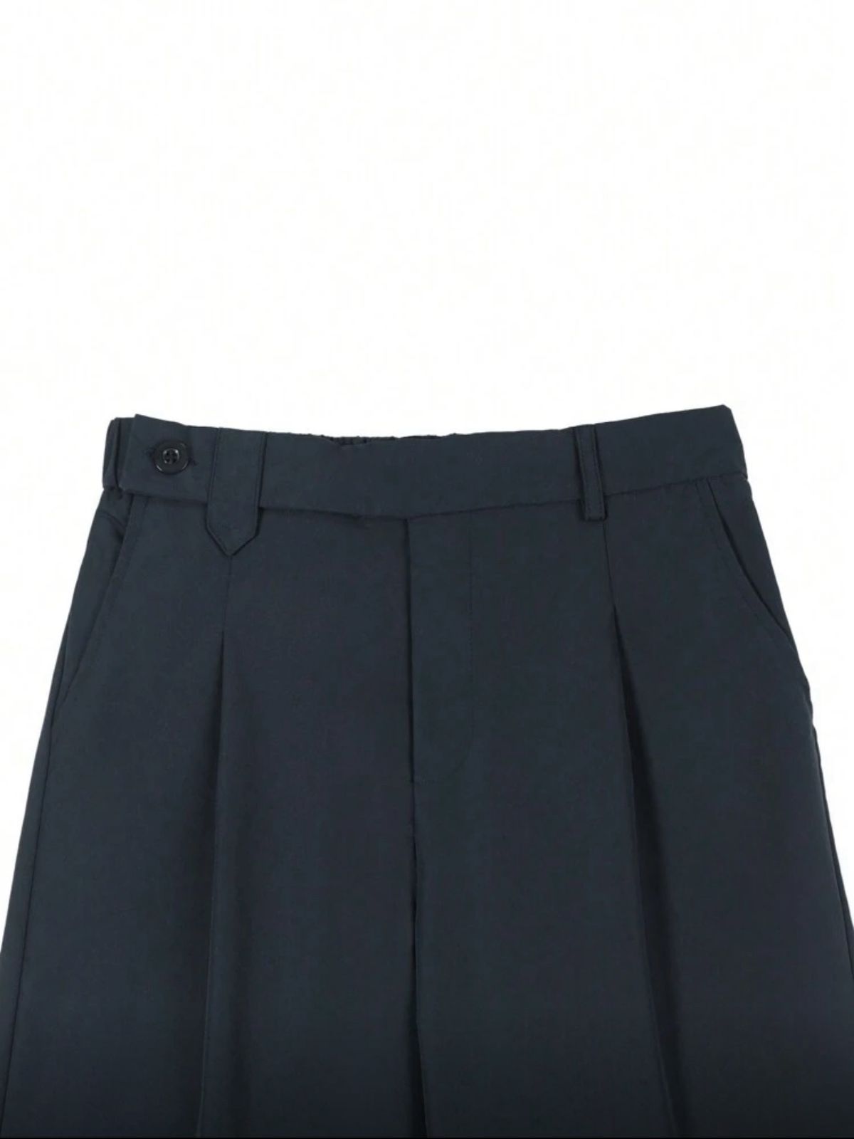 Hypemode Men's Solid Color Pocket Straight Leg Casual Office Pants