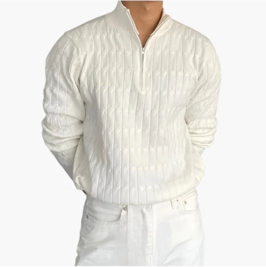 Zipped Cable Swater