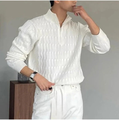 Zipped Cable Swater