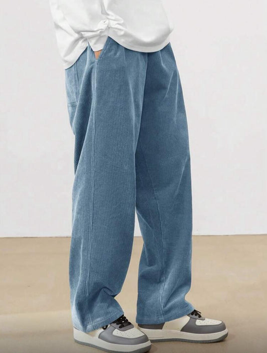 Claim Dot Men's Solid Color Casual Everyday Trousers Men's Streetwear Pants