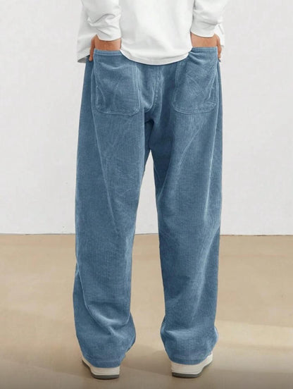 Claim Dot Men's Solid Color Casual Everyday Trousers Men's Streetwear Pants