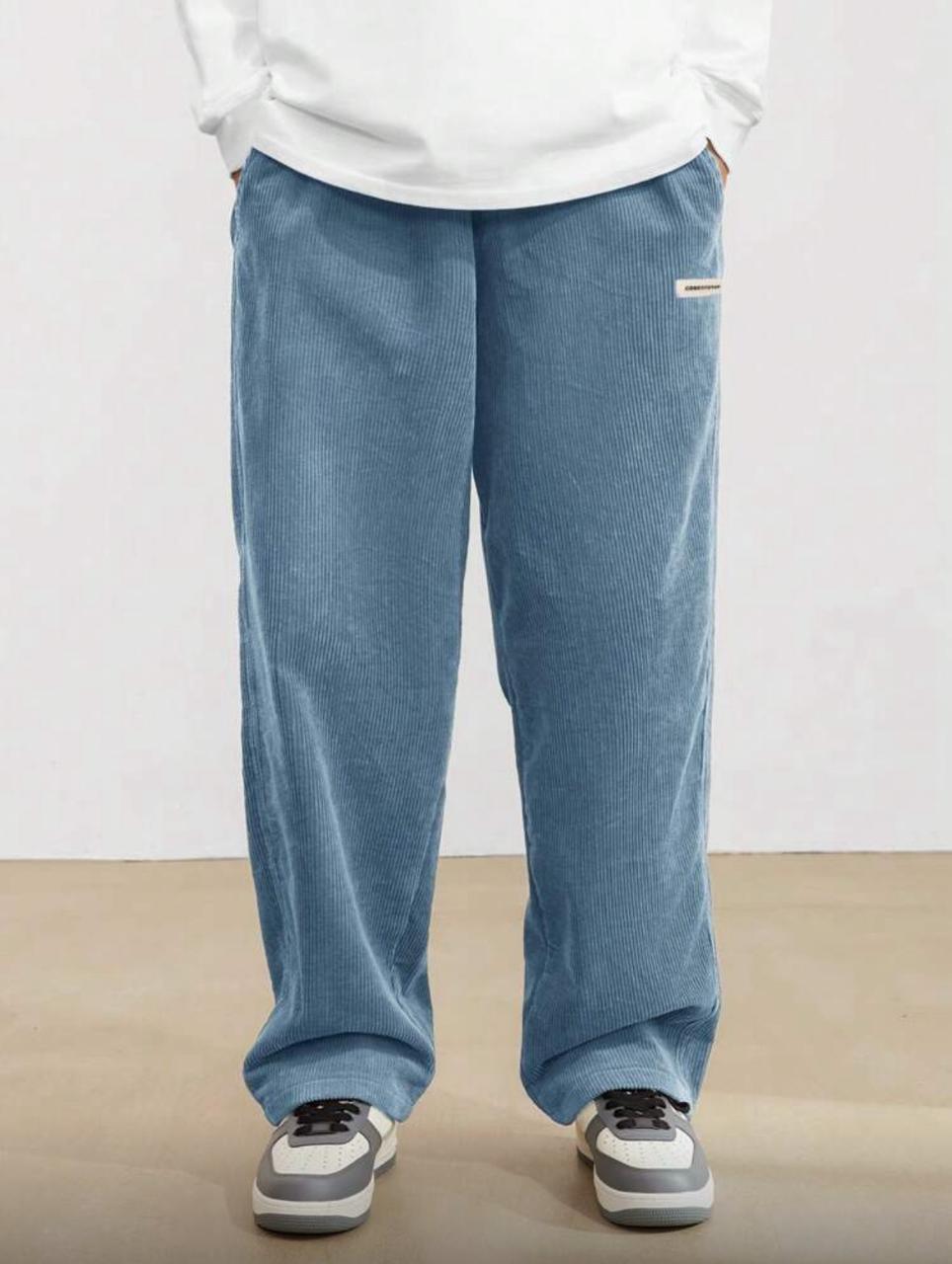 Claim Dot Men's Solid Color Casual Everyday Trousers Men's Streetwear Pants