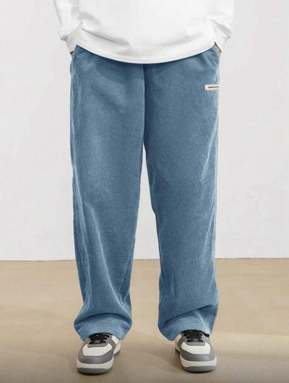 Claim Dot Men's Solid Color Casual Everyday Trousers Men's Streetwear Pants