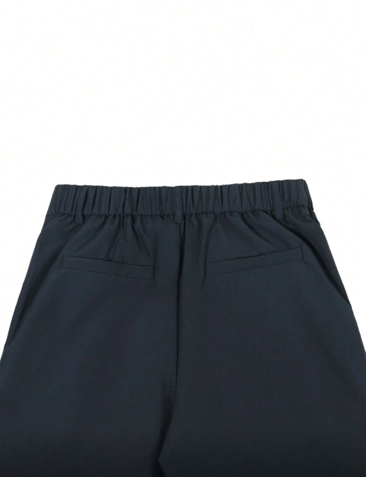 Hypemode Men's Solid Color Pocket Straight Leg Casual Office Pants